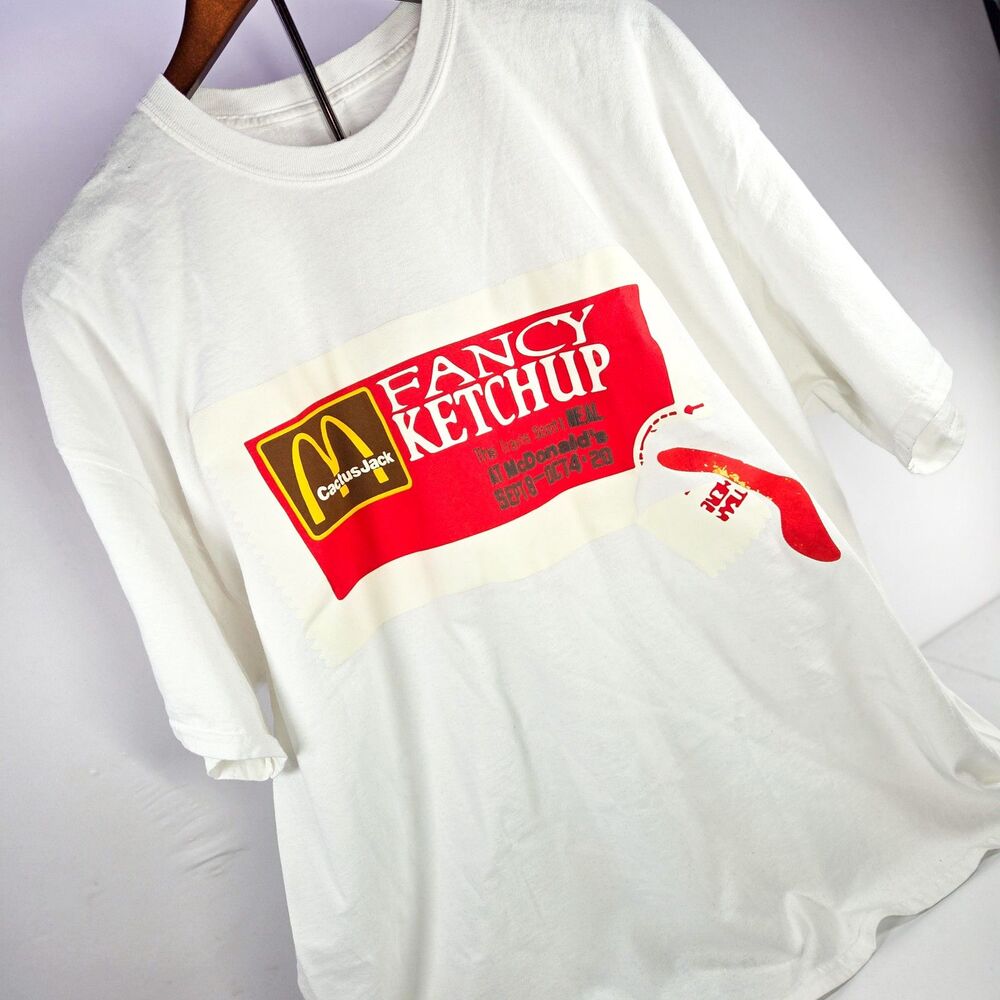 Travis Scott x CPFM McDonald’s Fancy Ketchup Tee XL New